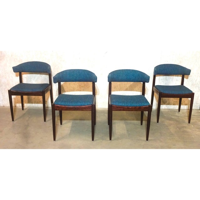 Mid-Century Modern Dining Chairs from A.W.A. Holland, 1950s, Set of 4 For Sale - Image 9 of 9