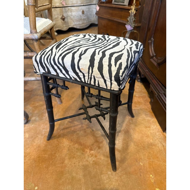 French French Napoleon III Stool For Sale - Image 3 of 3