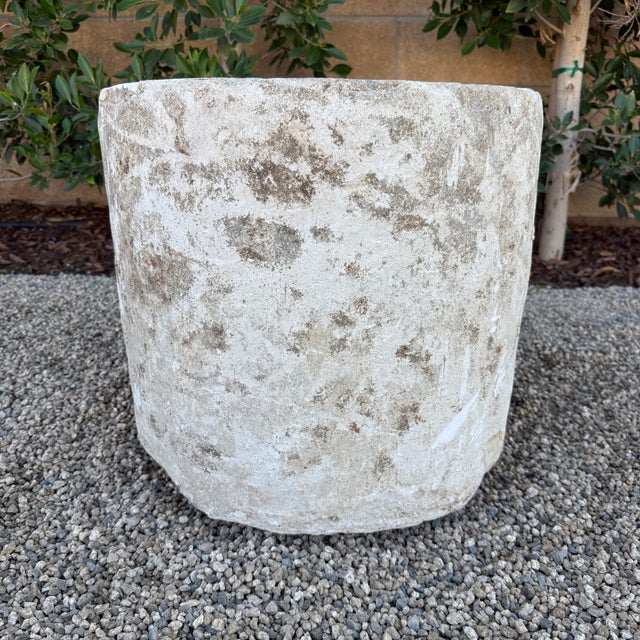 Mid-Century Modern Vintage Limestone Trough for Indoors or Outdoors For Sale - Image 3 of 9