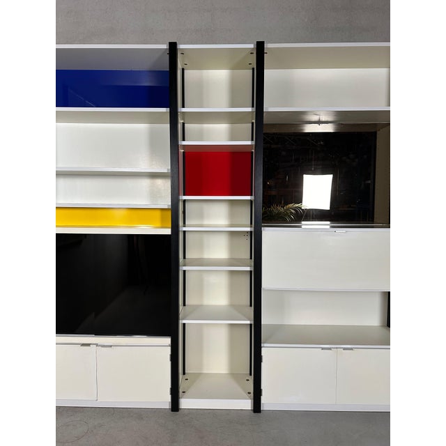 Black Vintage Wall Cabinet from Hörz, 1970s For Sale - Image 8 of 18