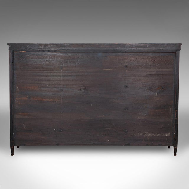 Large Antique Breakfront Bookcase, English, Cabinet, Georgian Revival, Victorian For Sale - Image 6 of 10