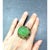 Natural Green Penite - 12 Carat Chrome Dioxide - 3 Carat Peridot - 2 Carat This Ring is from the "Orient" traveling...