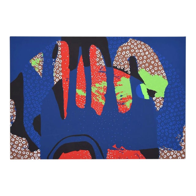 Wladimiro Tulli, Composition, Colored Serigraph, 1975 For Sale