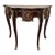 Mid 20th Century Louis XV Style Ormolu-Mounted Demilune Console Table For Sale