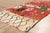 Red Vintage Boujad Moroccan Rug, 03'08 X 07'07 For Sale - Image 8 of 10