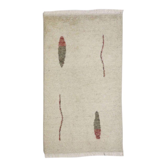 Bauhaus Moroccan Style Rug With Alexander Calder Style 2 9 X 4