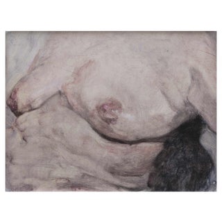 Fracture Surface No.1, Oil on Paper, 2015 For Sale