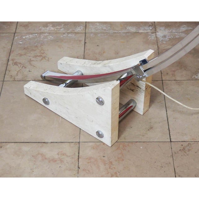Arc Floor Lamp by Harvey Guzzini, 1960s For Sale - Image 6 of 13