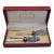 Late 20th Century Hans Turnwald Marine Life Seahorse Spreader and Food Pick Set Silver Plated Blue with box For Sale