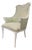 Luis XVI Carved Wood Bergere Chair For Sale