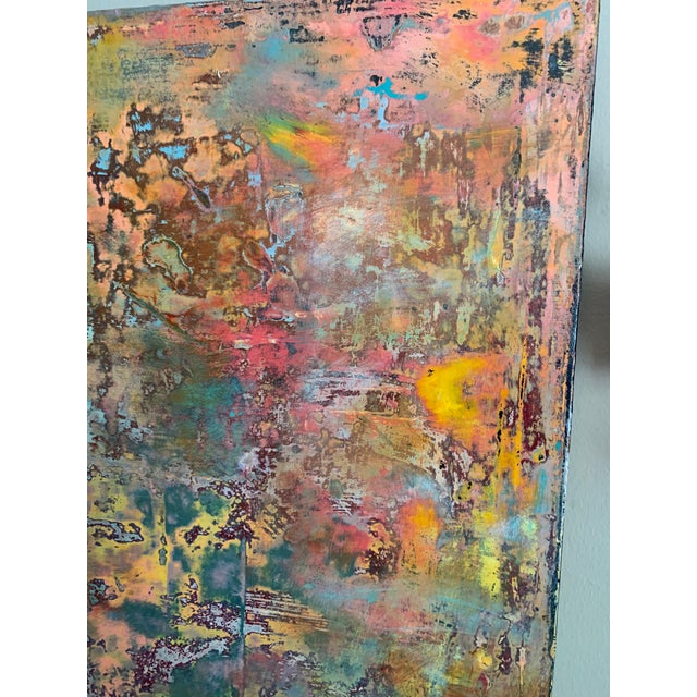 Abstract Oil on Canvas Painting For Sale In San Francisco - Image 6 of 13