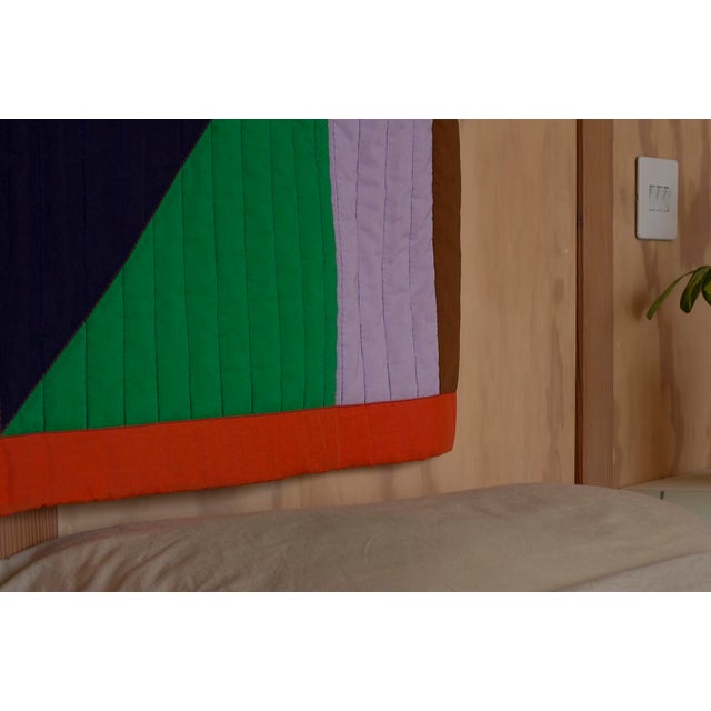 Early 21st Century Shapes Quilted Wall Hanging by Granite + Smoke For Sale - Image 5 of 7