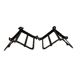 Antique Pair of Metal Equestrian Bridle & Tack Racks / Holders From England