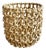 Coastal Contemporary Hyacinth Chain Basket Large For Sale