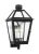 Chapman & Myers by Visual Comfort Studio Hyannis Medium Wall Lantern, Textured Black For Sale - Image 4 of 5