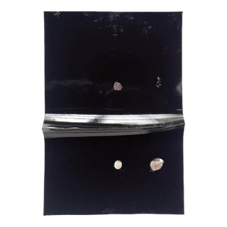 Contemporary Abstract High Gloss Lacquer, Marinage/Paper "Black River #41" by Harald Kröner For Sale