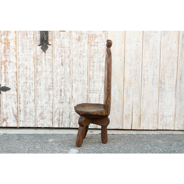 Antique African Tribal Ceremonial Chair For Sale In Los Angeles - Image 6 of 8