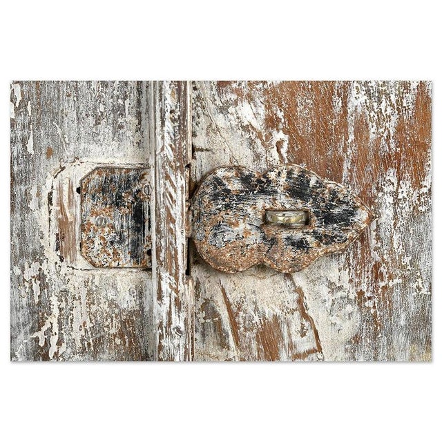 20th Century Patinated Wooden Printing Press Locker Cabinet For Sale - Image 5 of 9