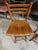 Pair of 1970s Wooden Slat Swivel Bar Stools For Sale - Image 4 of 7