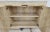 Sideboard Buffet Dry Bar Cabinet Postmodern Faux Travertine For Sale In Miami - Image 6 of 10