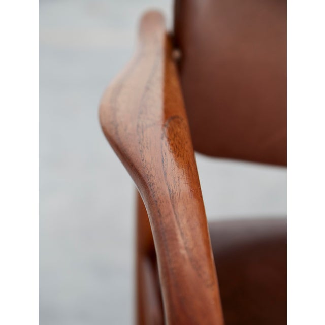 Vintage Captain's Chair in Teak by Erik Buch for Ørum Møbler, 1960s For Sale - Image 10 of 18