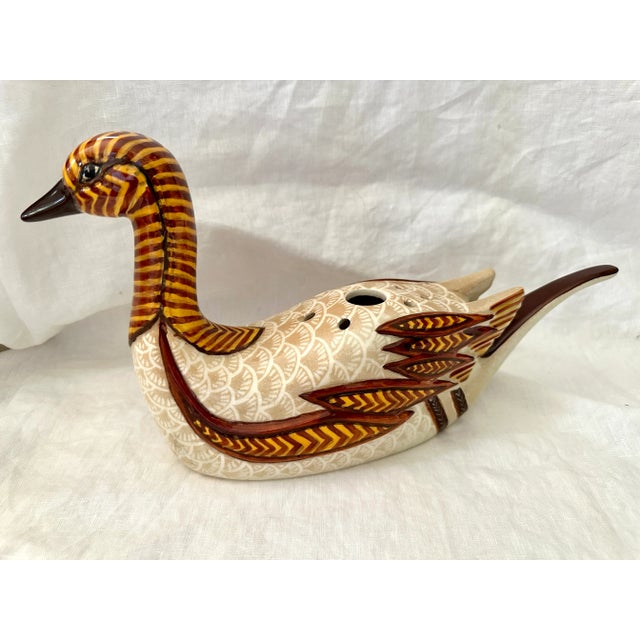 Ceramic Rare Hermes "La Mare Aux Canards" Duck Centerpiece For Sale - Image 7 of 10