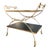 Mid 20th Century Vintage Hollywood Regency Two-Tier Bar Cart For Sale - Image 5 of 8