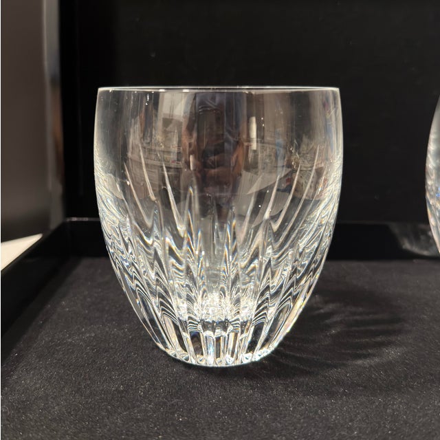 Baccarat Baccarat French Crystal Massena Tumblers - Pair For Sale - Image 4 of 6