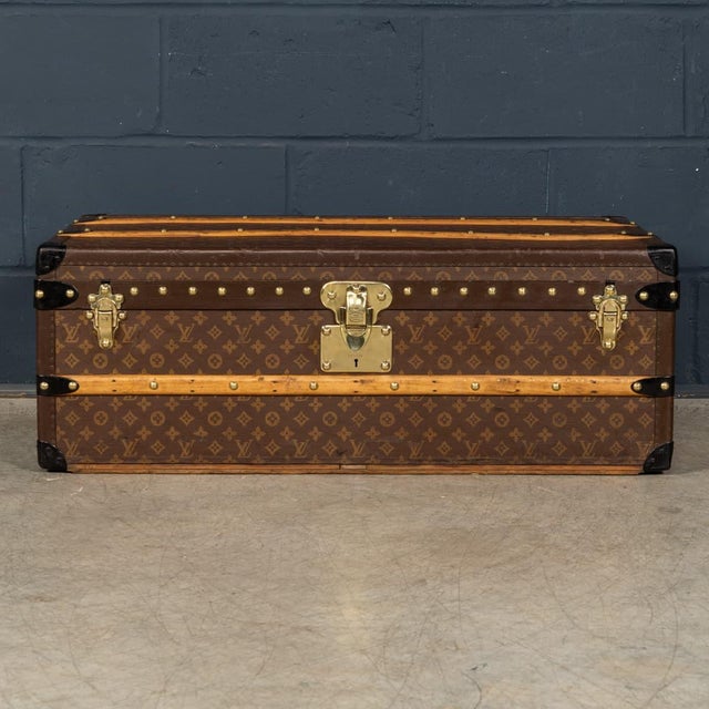 Vintage Cabin Trunk in Monogram Canvas from Louis Vuitton, 1930 For Sale - Image 3 of 18
