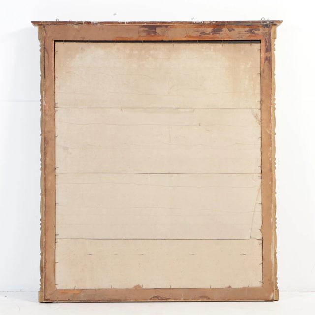 Gold Very Large 19th c. Federal Mirror For Sale - Image 8 of 9