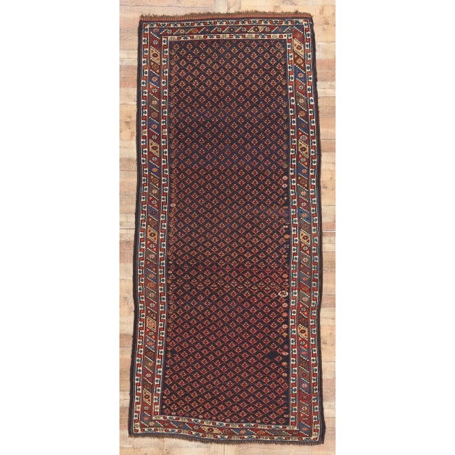 Early 20th Century Antique Caucasian Lori Kurdish Rug 04'08 X 10'05 For Sale - Image 9 of 9