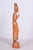 Brown Asian Sculpture in Lacquered Wood, 1950s For Sale - Image 8 of 11