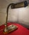 1920s Art Deco Adjustable Notary Desk Lamp in Brass and Varnished Wooden Base, 1920 For Sale - Image 5 of 8