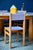 Vintage Octagonal Children's Table & Chairs in Beech and Lilac Formica, 1970s, Set of 6 For Sale - Image 3 of 18