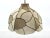 Ceiling Lamp in Suede Patchwork, 1970s For Sale - Image 6 of 10