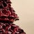 1980s Spanish Floral Sicilian Ceramic Vase in Bright Burgundy Tone by Murano, 1980s For Sale - Image 5 of 6