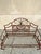 Vintage French Art Nouveau Style Leafy Vine Cast Aluminum Garden Patio Bench For Sale In Philadelphia - Image 6 of 10