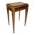 Reclaimed Parquetry Side Table For Sale