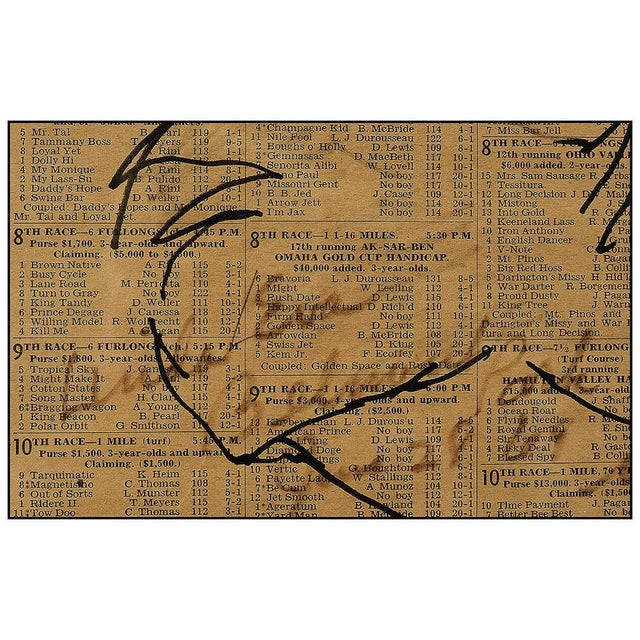 Abstract Expressionism 1960s Beauty of the Track, LeRoy Neiman For Sale - Image 3 of 6