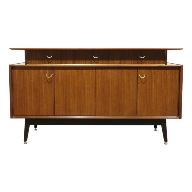 Mid Century Modern Vintage G Plan Afromosia Credenza Sideboard For Sale