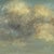 Contemporary Contemporary Petite Cloud Oil Painting in Vintage Frame For Sale - Image 3 of 6