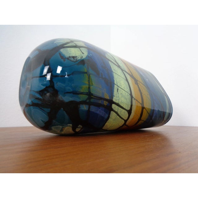 Large Italian Murano Glass Vase, 1960s For Sale - Image 10 of 14