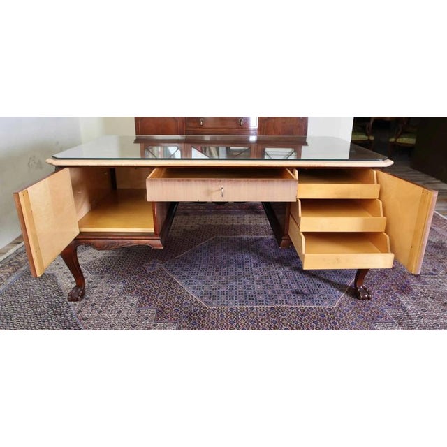 2000 - 2009 Antique Chippendale Writing Desk For Sale - Image 5 of 7