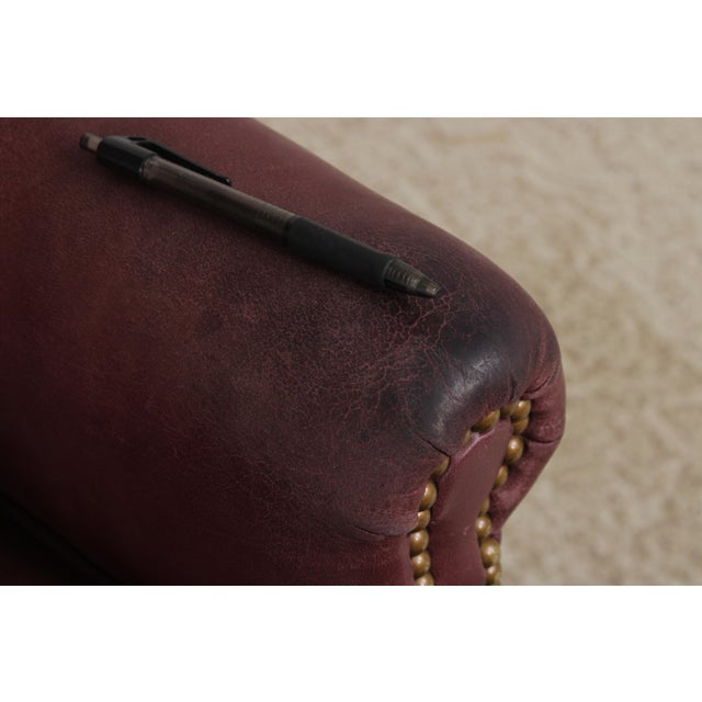 Hancock & Moore Leather Executive Desk Chair For Sale - Image 13 of 15