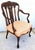 Late 19th Century 19th Century Antique Art Nouveau Edwardian Carved Walnut Armchair For Sale - Image 5 of 16