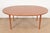Wood Directional Mid-Century Modern Cherry and Burl Wood Extension Dining Table, Newly Refinished For Sale - Image 7 of 12
