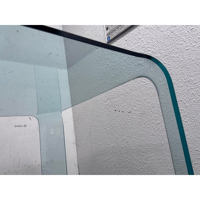 Glass Vittorio Livi for Fiam Ragno Glass Dining Table For Sale - Image 7 of 13