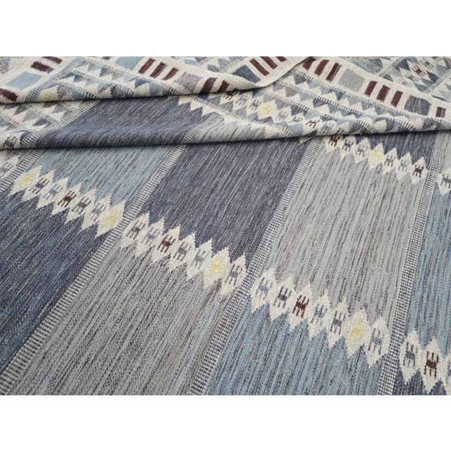Mid-Century Modern Swedish Large Vintage Inspired Carpet rug no. 10711 For Sale - Image 3 of 4