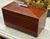 English Late 20th Century English Mahogany Tea Caddy Tea Box For Sale - Image 3 of 9