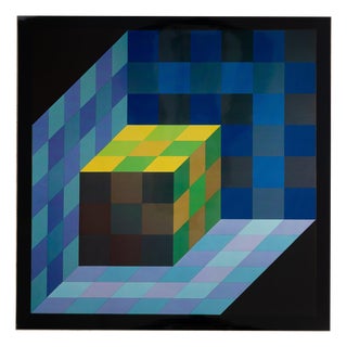 Victor Vasarely, TRIDIM C, Photogravure For Sale